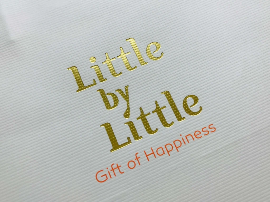 Little by Little 杏仁瓦片鐵盒餅乾紙袋