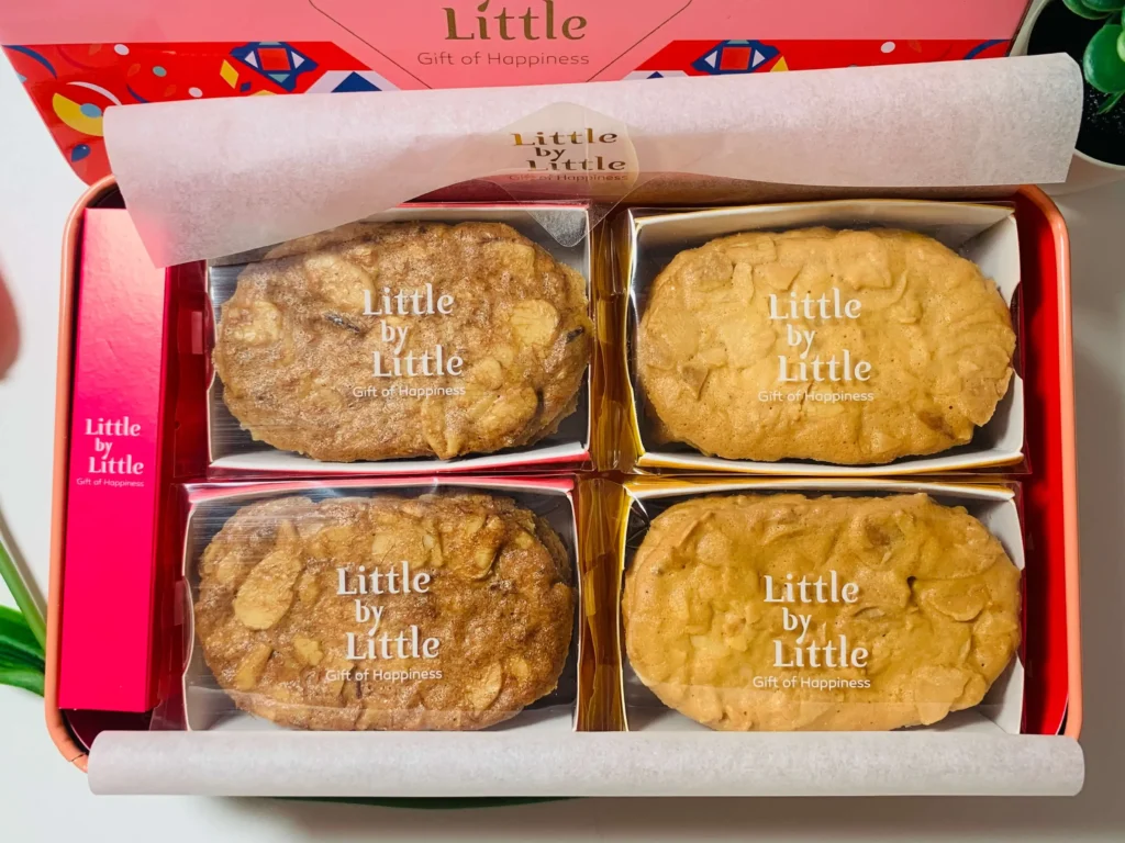 Little by Little 杏仁瓦片鐵盒餅乾