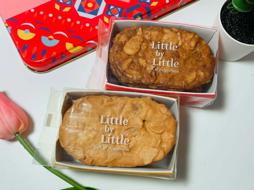 Little by Little 杏仁瓦片鐵盒餅乾